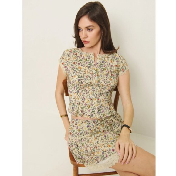 Reformation Valetta Two Piece in Yasmeen - Picture 5 of 10